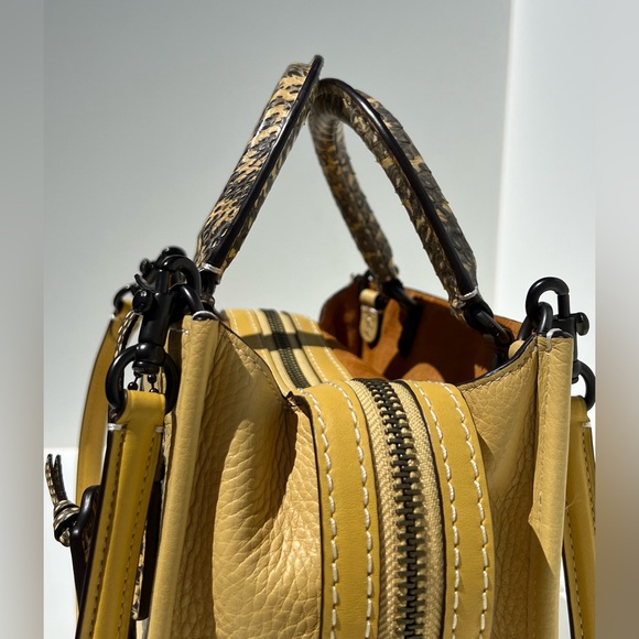 COACH Rogue 25 With Colorblock Snakeskin Detail - Picture 5 of 16